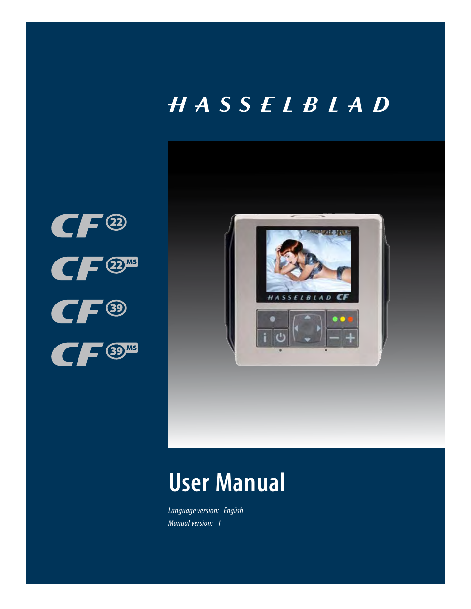 Hasselblad CF22 CF39 User Manual | 65 pages