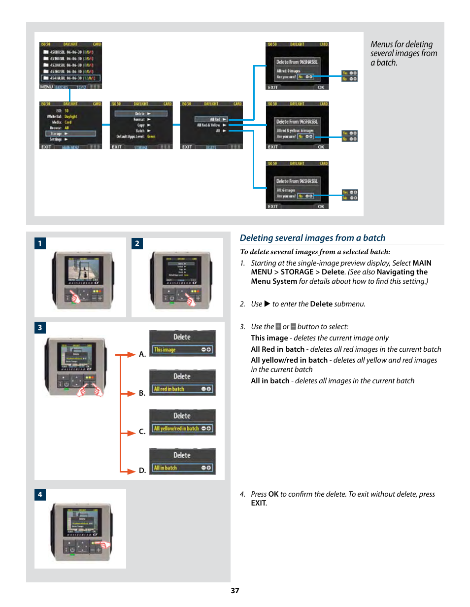 Hasselblad CF22 CF39 User Manual | Page 37 / 65