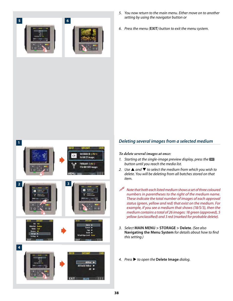 Hasselblad CF22 CF39 User Manual | Page 38 / 65