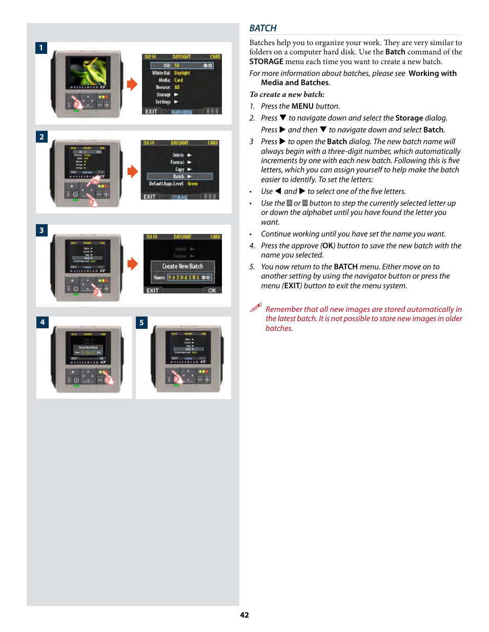 Hasselblad CF22 CF39 User Manual | Page 42 / 65