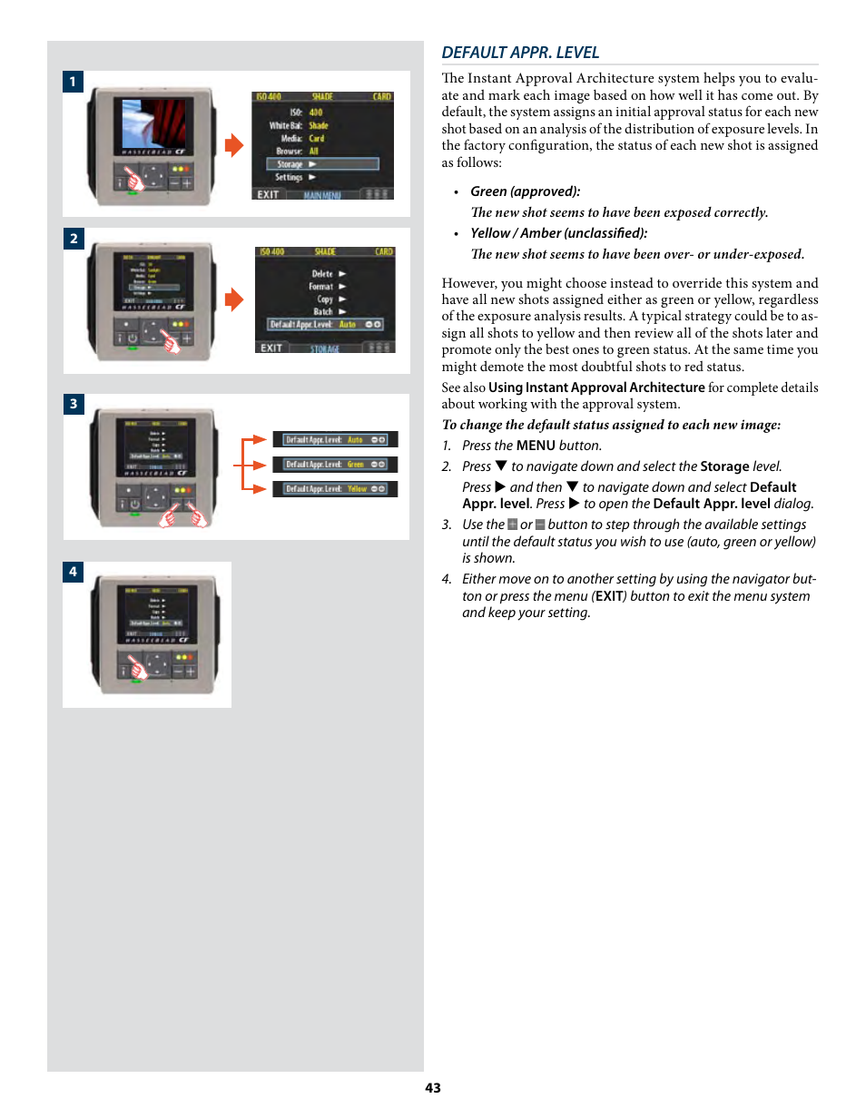 Hasselblad CF22 CF39 User Manual | Page 43 / 65