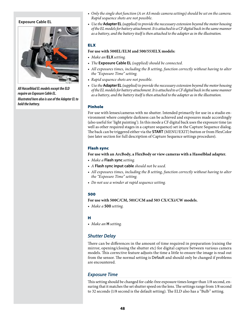 Hasselblad CF22 CF39 User Manual | Page 48 / 65
