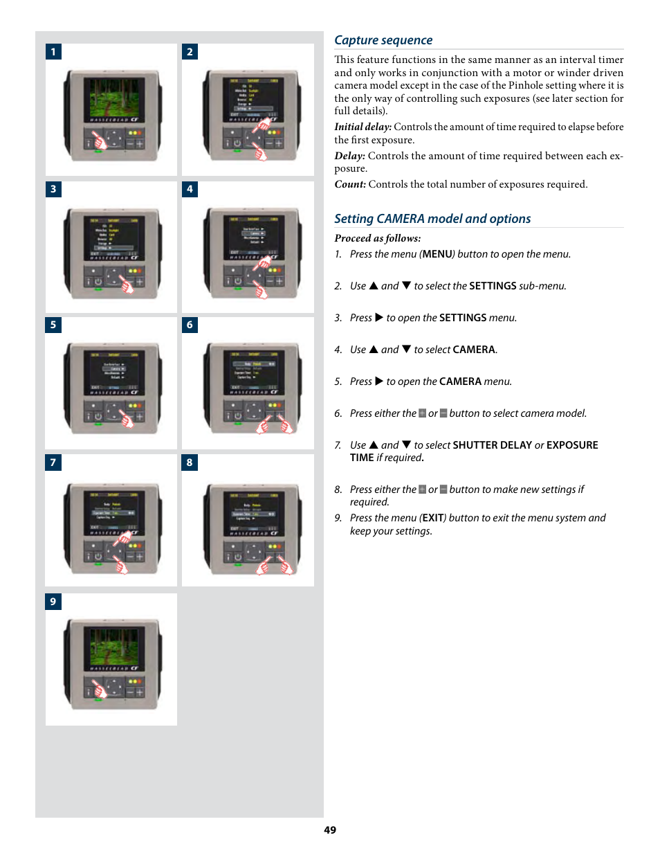 Hasselblad CF22 CF39 User Manual | Page 49 / 65