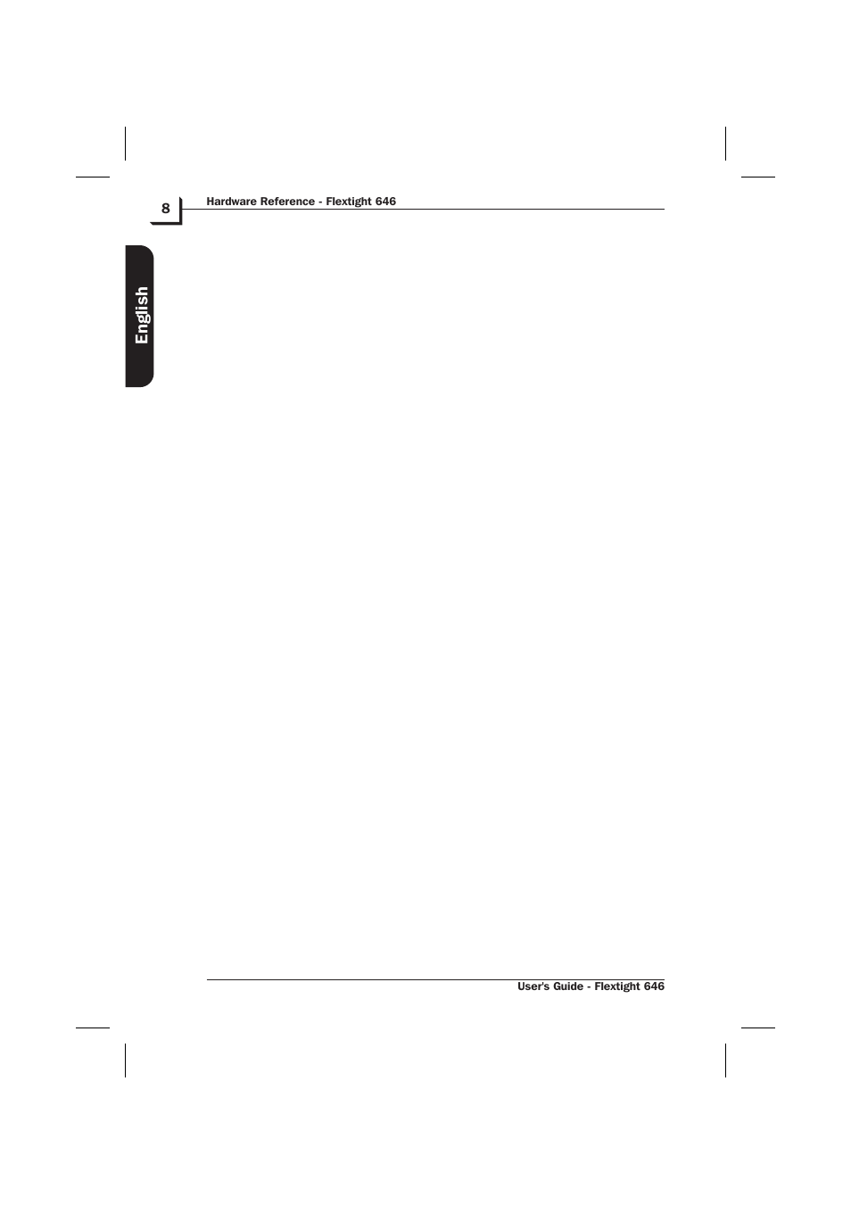 English | Hasselblad Flextight 646 User Manual | Page 8 / 30