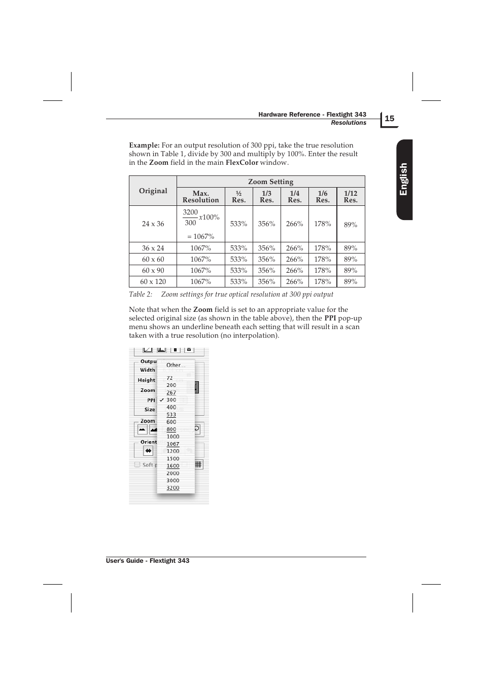 English | Hasselblad Flextight 343 User Manual | Page 15 / 22
