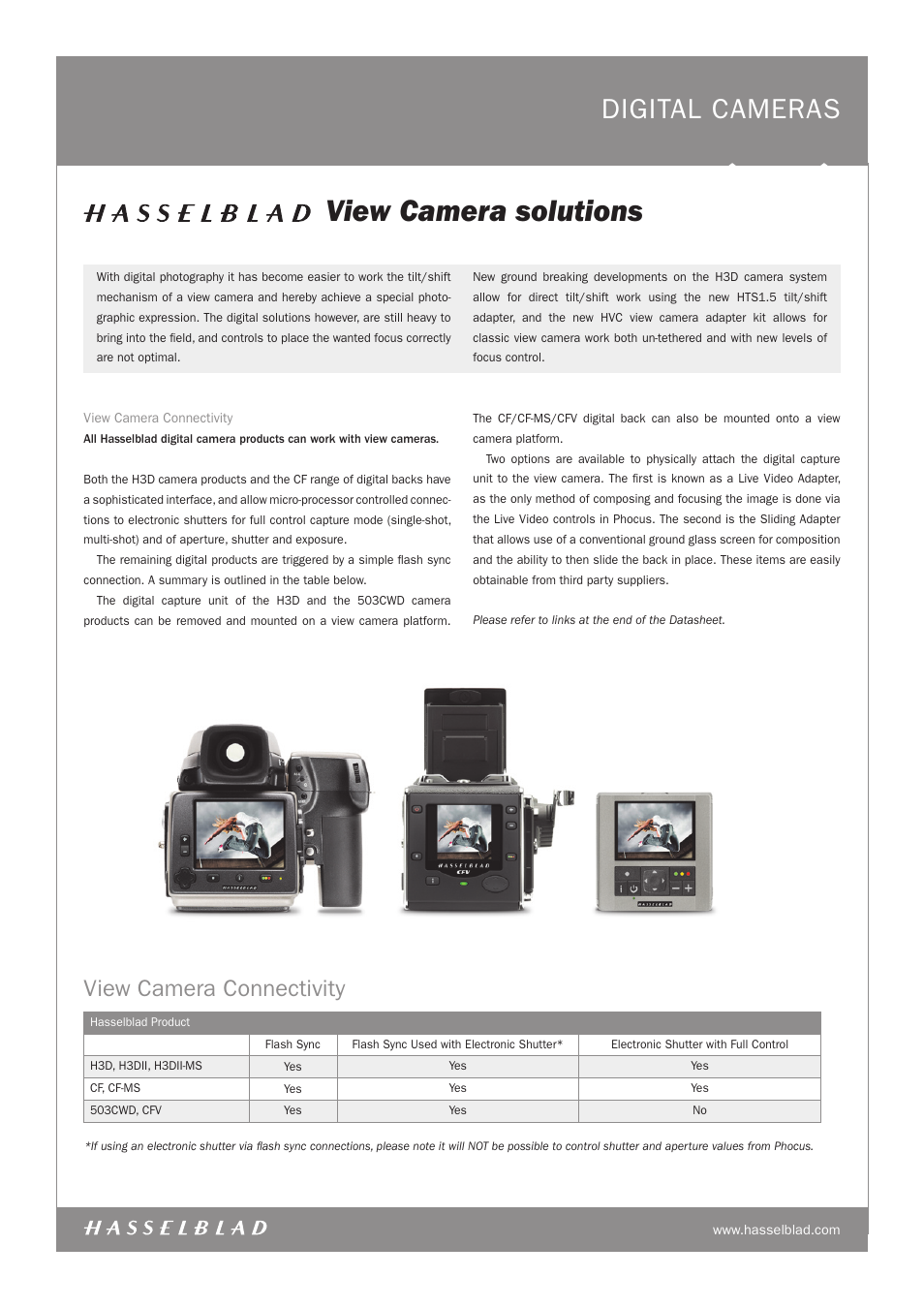 Hasselblad CF-MS User Manual | 6 pages