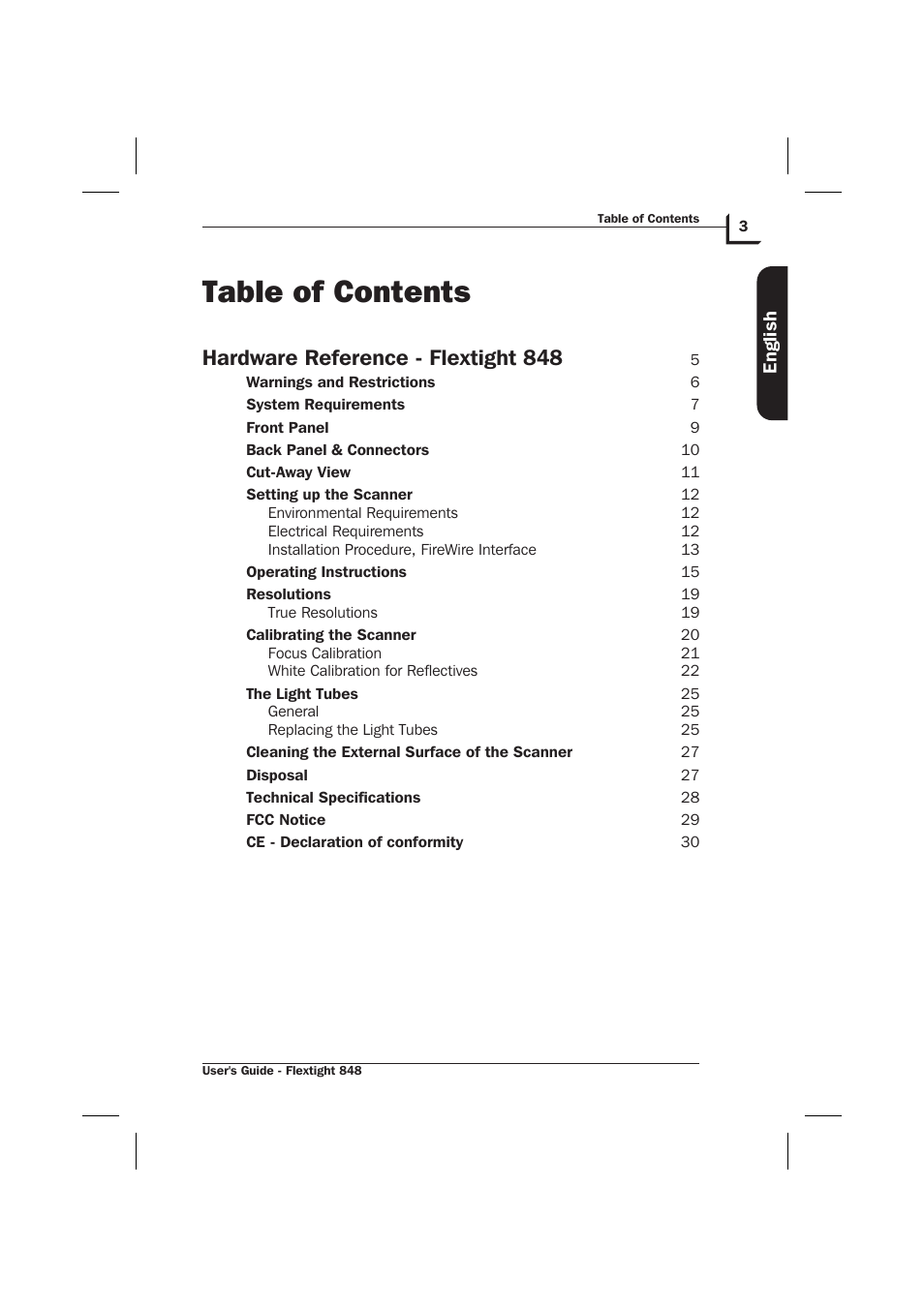 Hasselblad Flextight 848 User Manual | Page 3 / 30