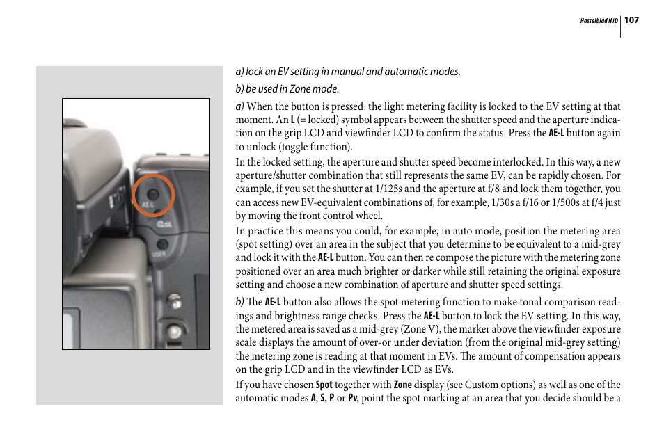 Hasselblad H1D User Manual | Page 107 / 184