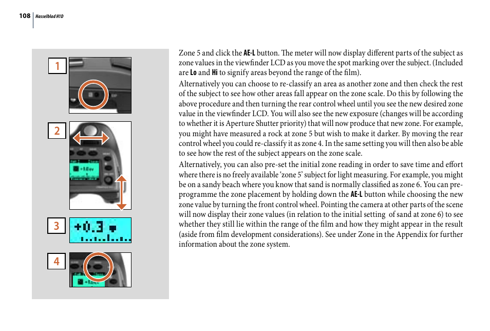 Hasselblad H1D User Manual | Page 108 / 184