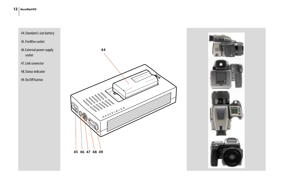 Hasselblad H1D User Manual | Page 12 / 184
