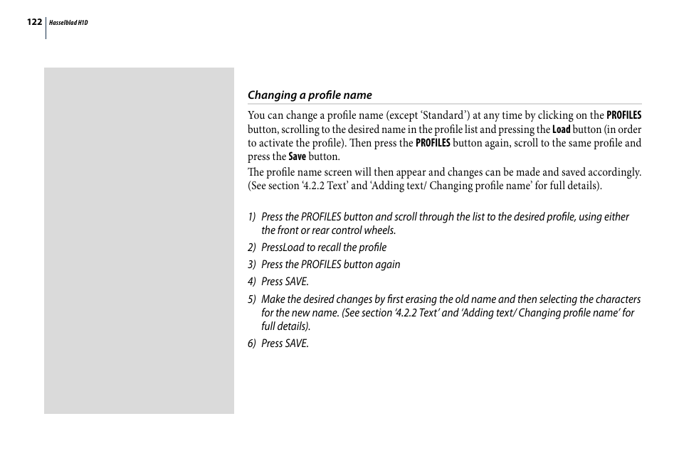 Hasselblad H1D User Manual | Page 122 / 184