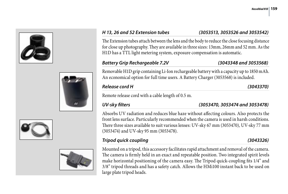 Hasselblad H1D User Manual | Page 159 / 184