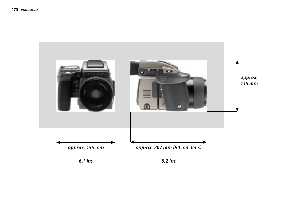 Hasselblad H1D User Manual | Page 178 / 184
