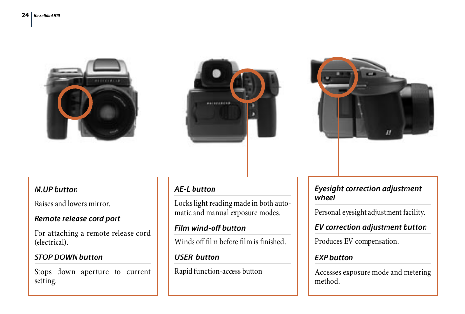 Hasselblad H1D User Manual | Page 24 / 184
