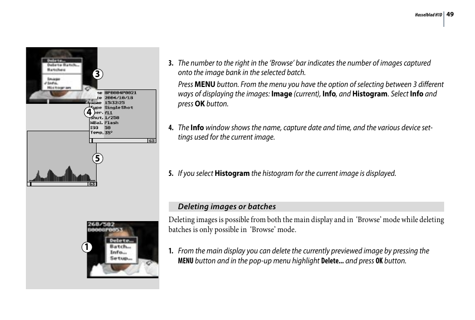 Hasselblad H1D User Manual | Page 49 / 184