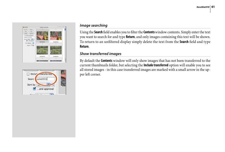 Hasselblad H1D User Manual | Page 61 / 184
