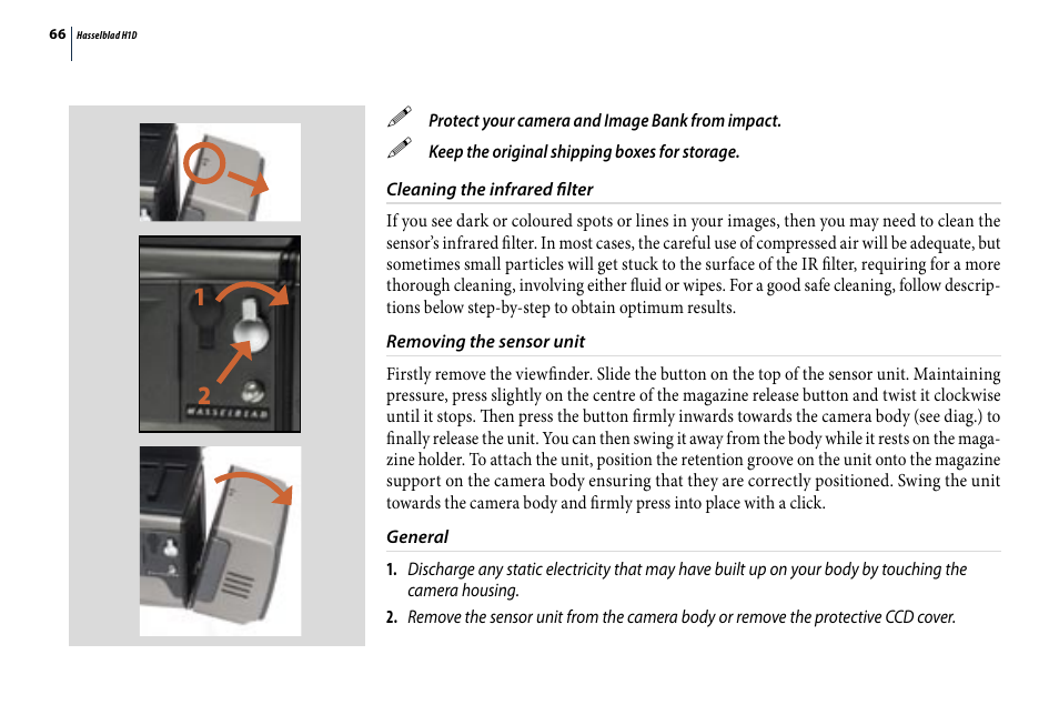 Hasselblad H1D User Manual | Page 66 / 184