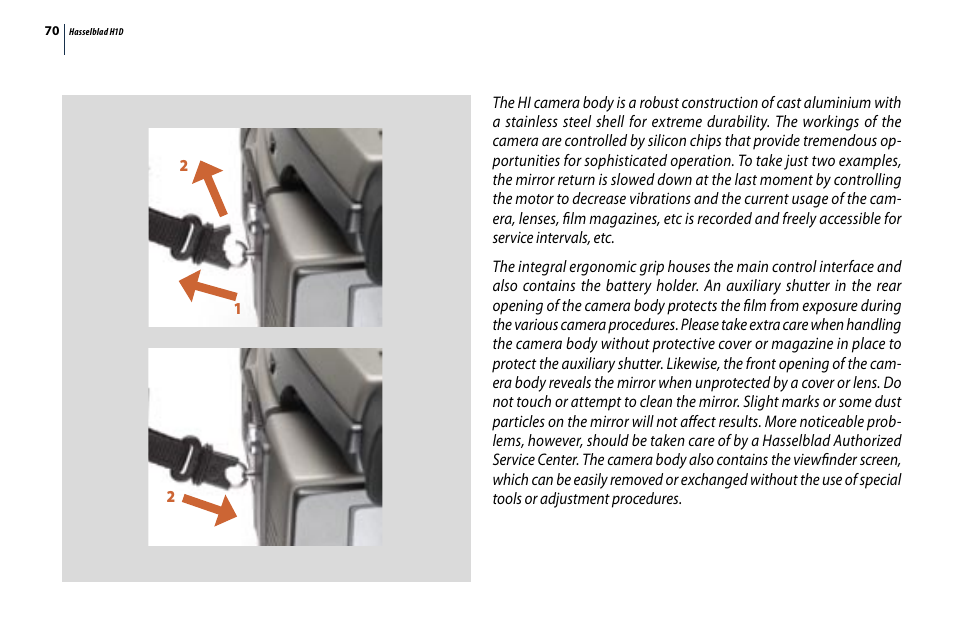 Hasselblad H1D User Manual | Page 70 / 184
