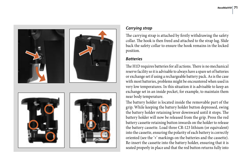 Hasselblad H1D User Manual | Page 71 / 184