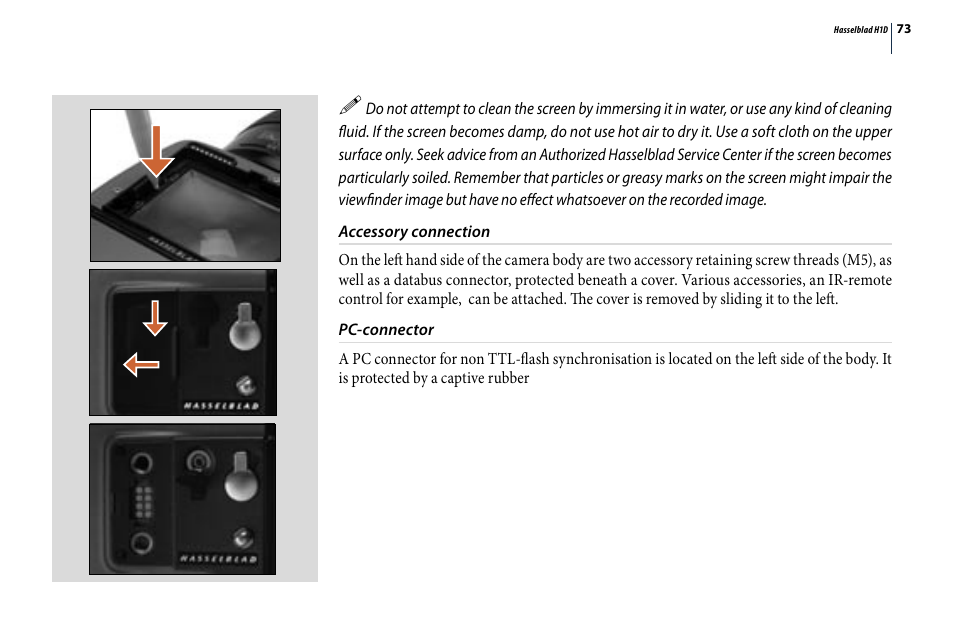 Hasselblad H1D User Manual | Page 73 / 184