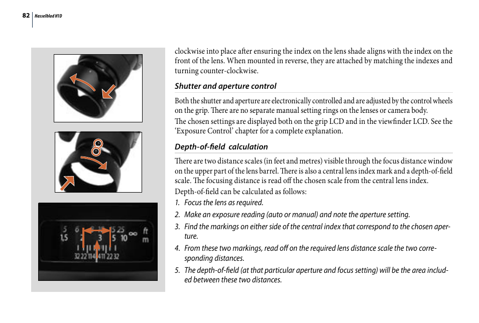 Hasselblad H1D User Manual | Page 82 / 184