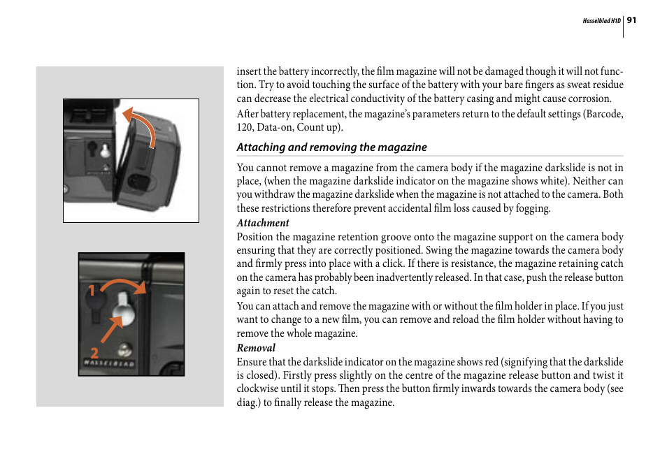 Hasselblad H1D User Manual | Page 91 / 184
