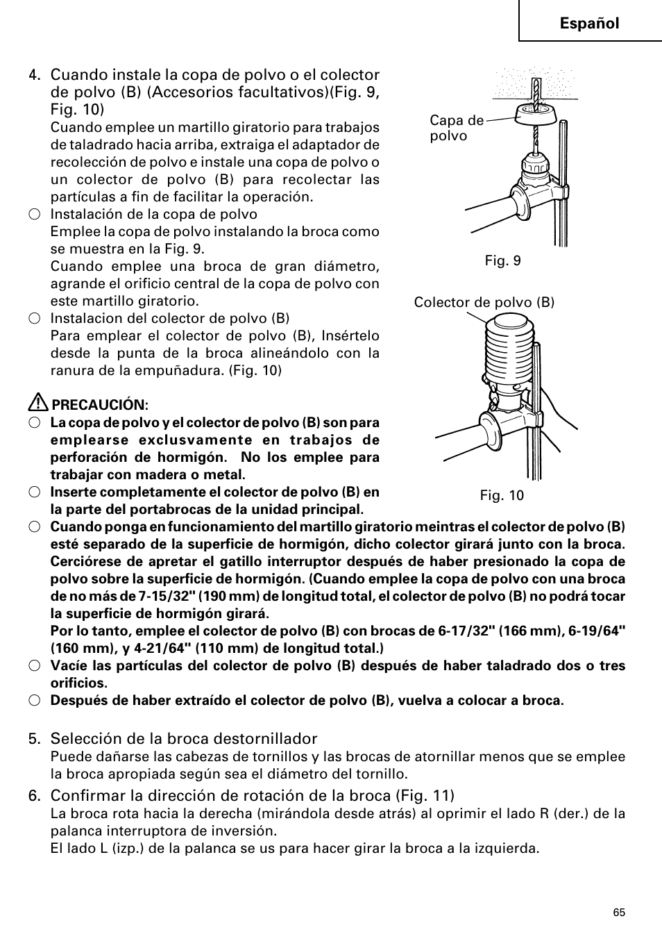 Hitachi Koki USA cordless hammer User Manual | Page 65 / 80