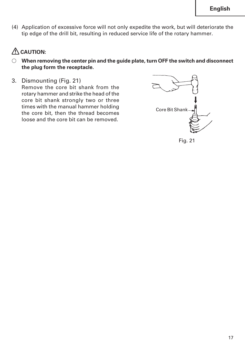 Hitachi Koki USA DH 24PE User Manual | Page 17 / 72