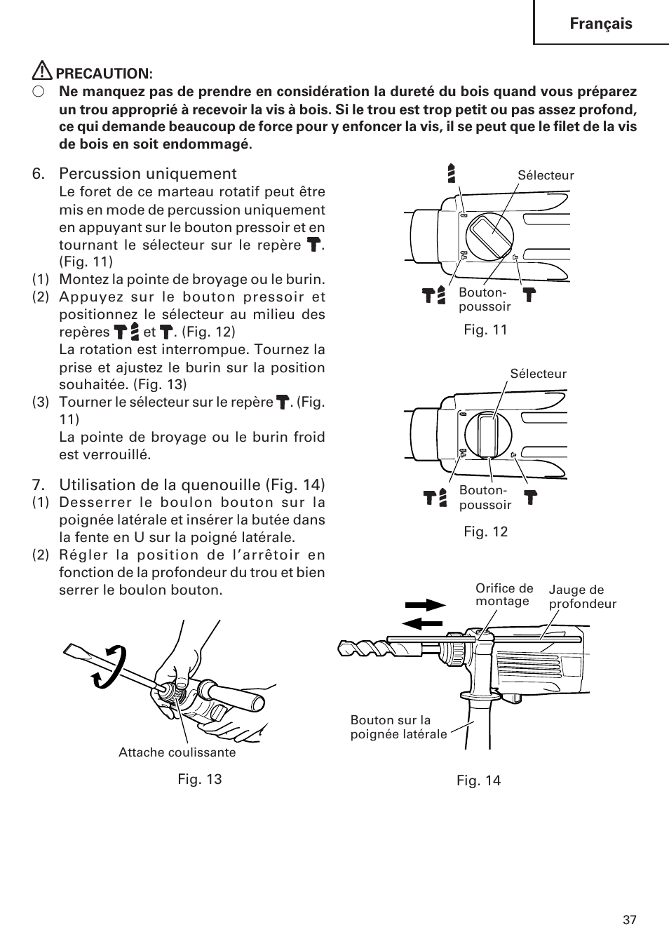 Hitachi Koki USA DH 24PE User Manual | Page 37 / 72