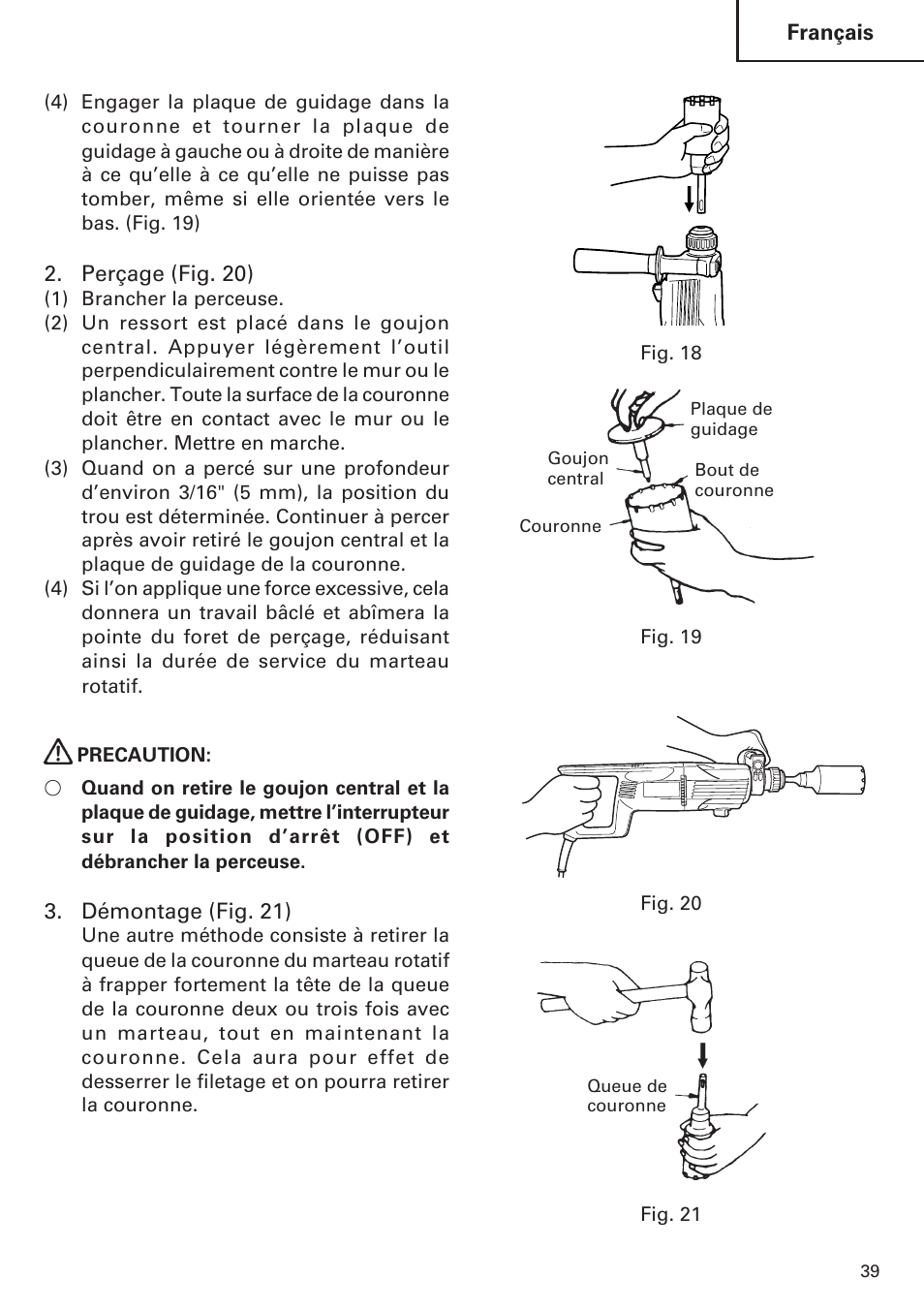 Hitachi Koki USA DH 24PE User Manual | Page 39 / 72