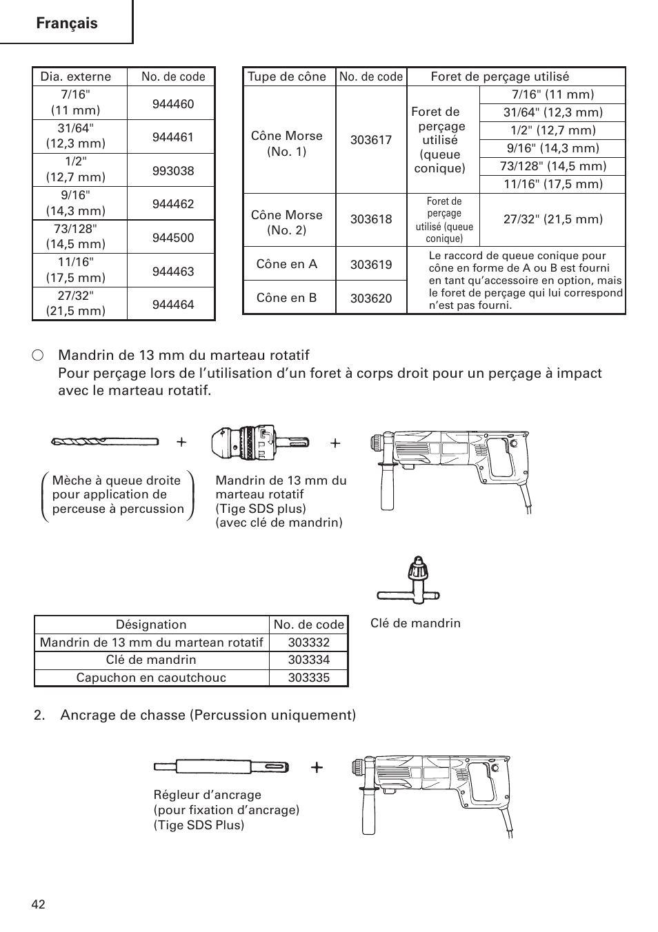 Hitachi Koki USA DH 24PE User Manual | Page 42 / 72