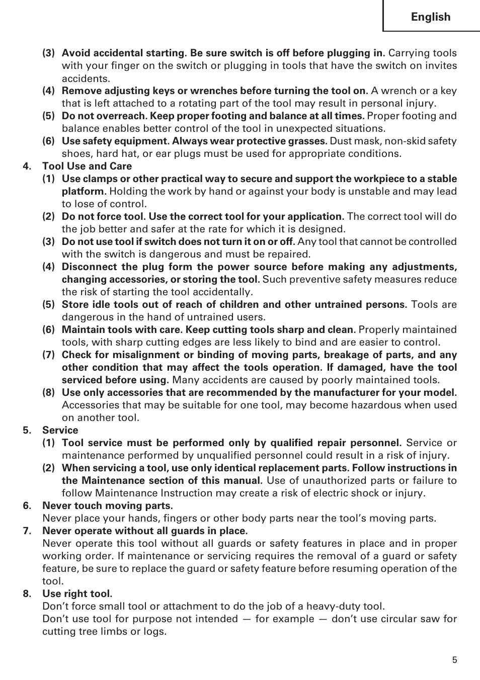 Hitachi Koki USA DH 24PE User Manual | Page 5 / 72