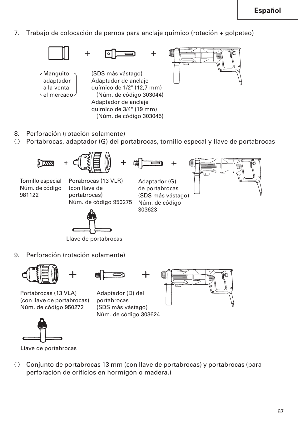 Hitachi Koki USA DH 24PE User Manual | Page 67 / 72