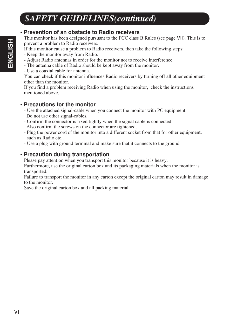 Safety guidelines(continued), English | Hitachi Koki USA CMP4120HDUS User Manual | Page 8 / 38