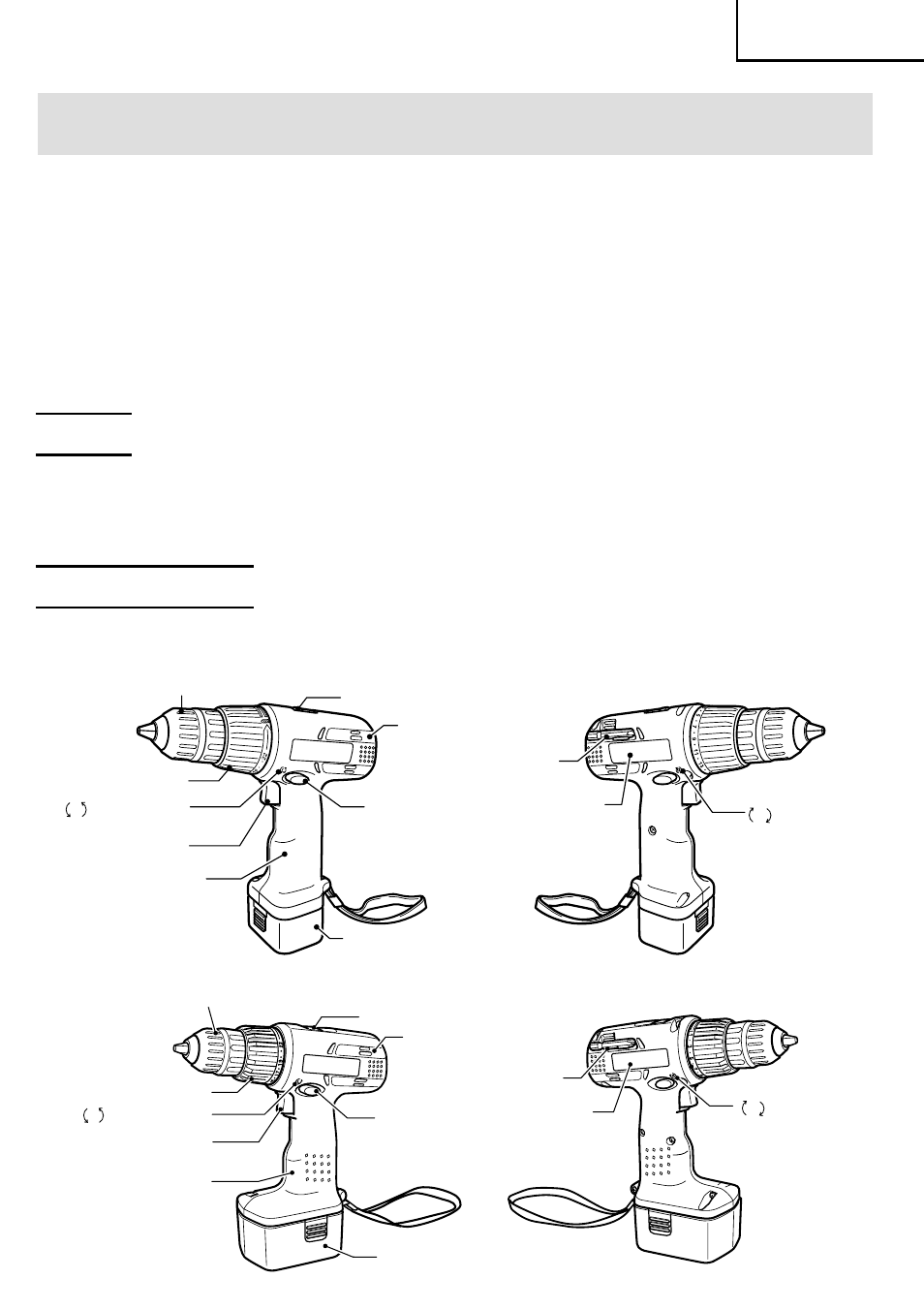 Functional description, Model, Name of parts | Hitachi Koki USA DS 12DVF User Manual | Page 11 / 72