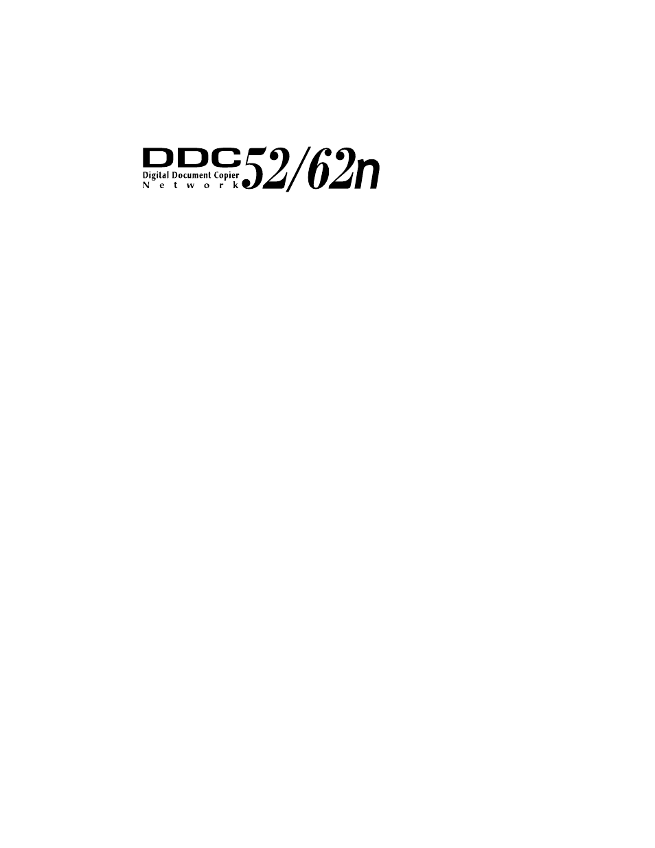 Hitachi Koki USA DDC 52N User Manual | 209 pages