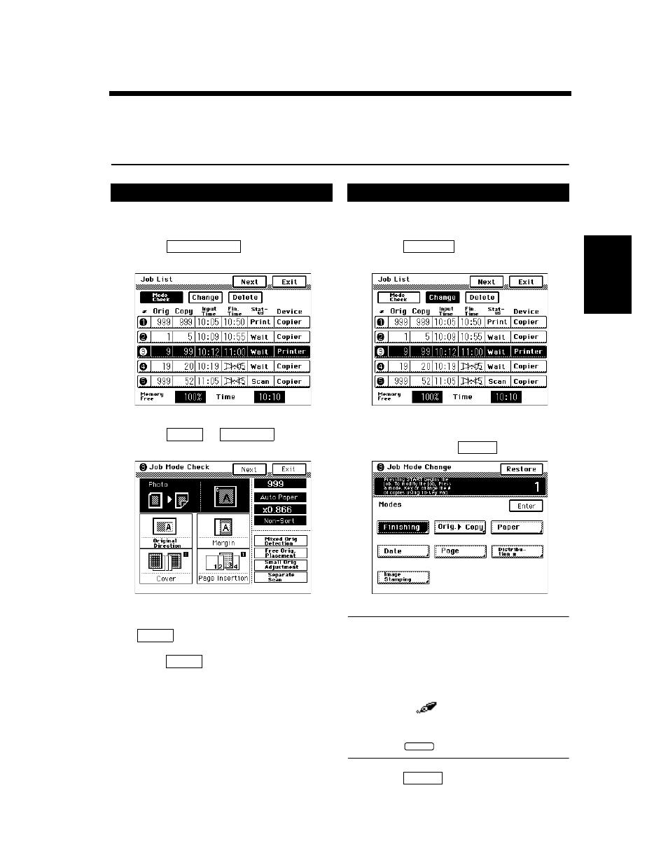 Job list | Hitachi Koki USA DDC 52N User Manual | Page 109 / 209