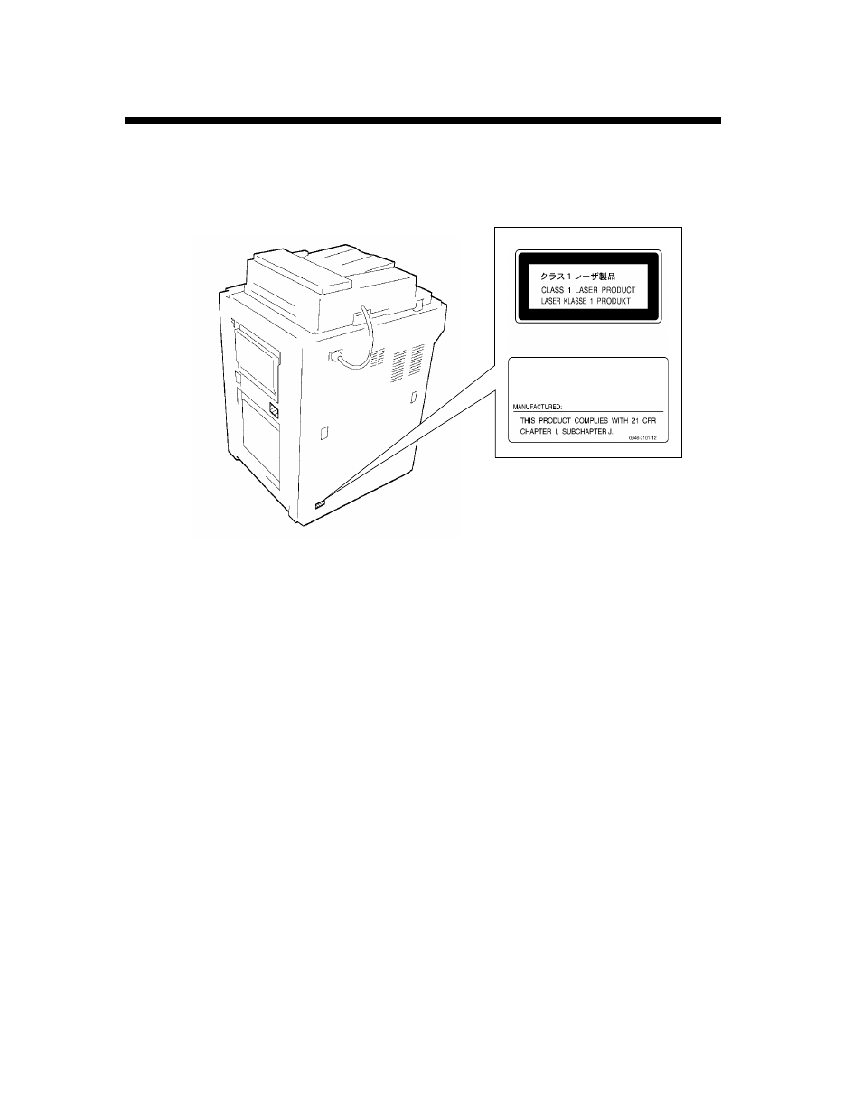 Safety precautions, Laser safety label | Hitachi Koki USA DDC 52N User Manual | Page 12 / 209