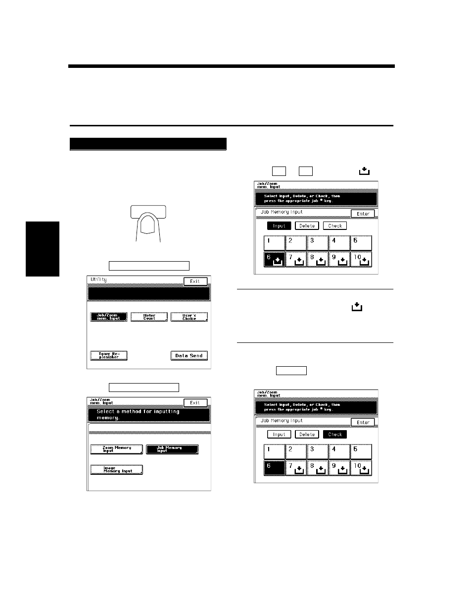 Job memory / job recall | Hitachi Koki USA DDC 52N User Manual | Page 134 / 209