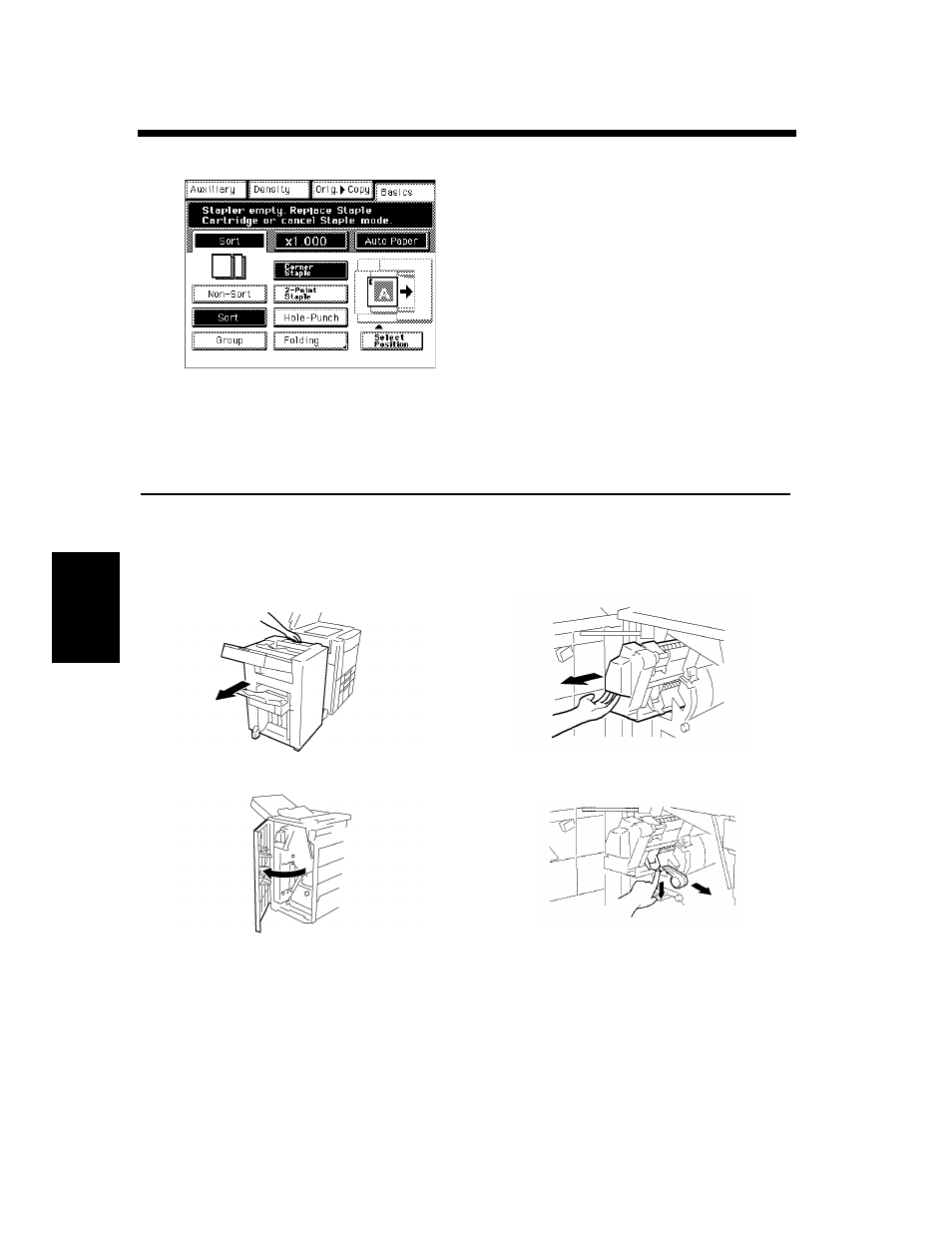 Staple cartridge is empty | Hitachi Koki USA DDC 52N User Manual | Page 170 / 209