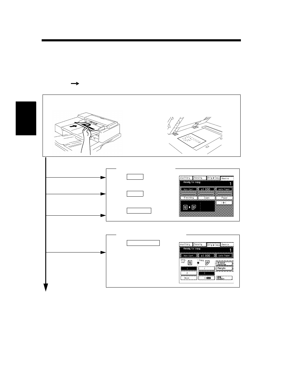 Copying overview, Basic copying overview | Hitachi Koki USA DDC 52N User Manual | Page 40 / 209