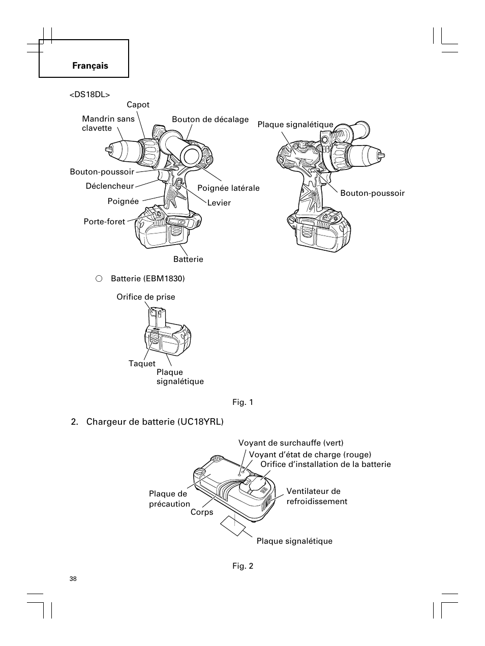 Hitachi Koki USA DS 18DL User Manual | Page 38 / 88