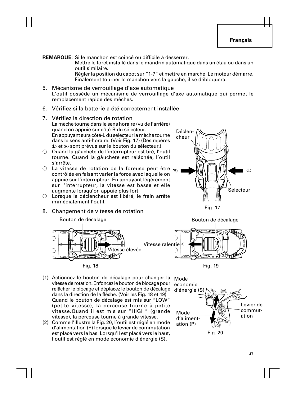 Hitachi Koki USA DS 18DL User Manual | Page 47 / 88
