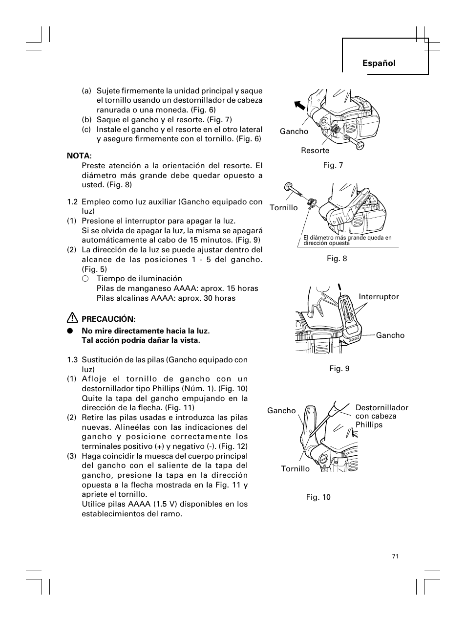 Hitachi Koki USA DS 18DL User Manual | Page 71 / 88