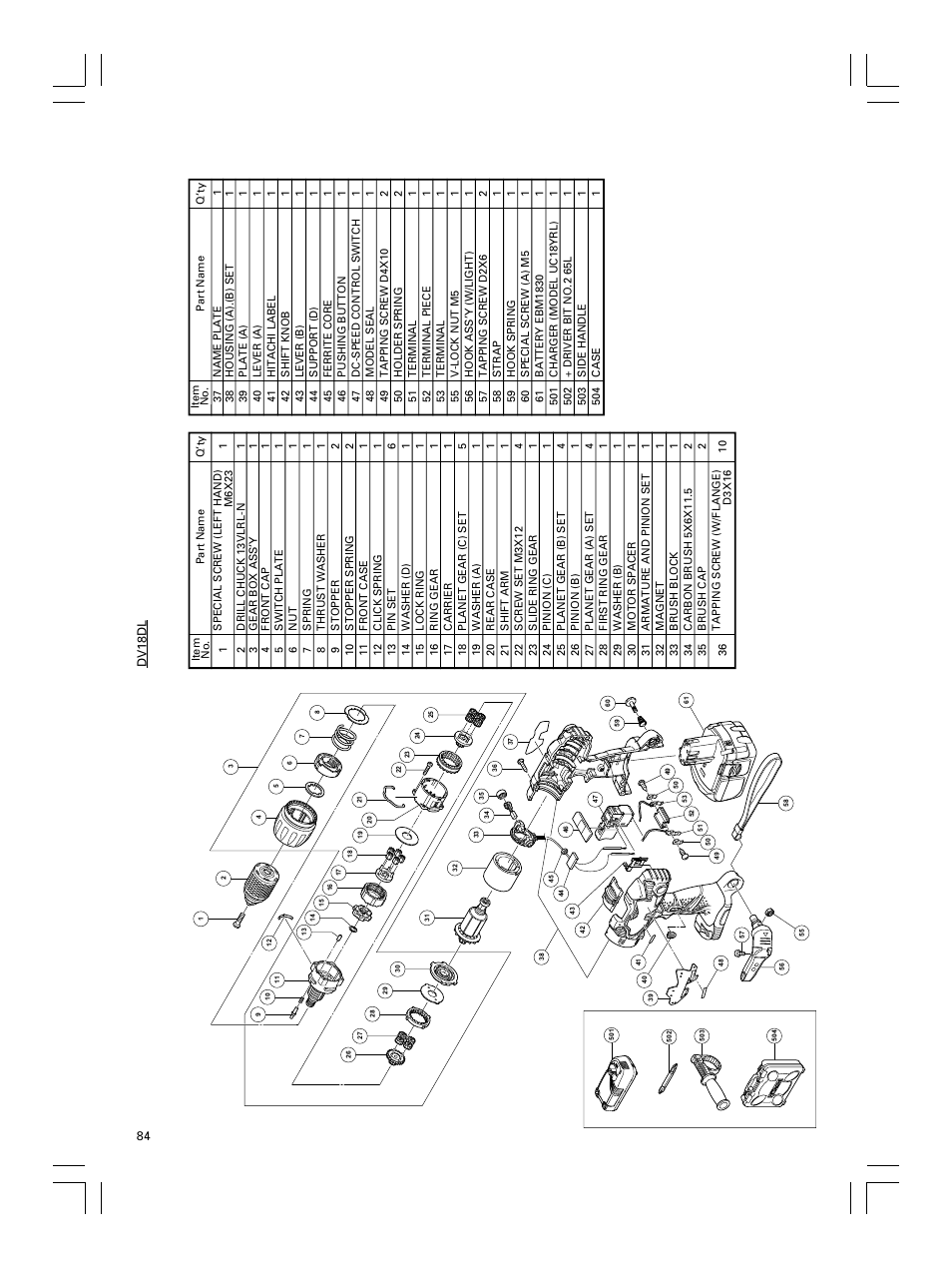 Hitachi Koki USA DS 18DL User Manual | Page 84 / 88