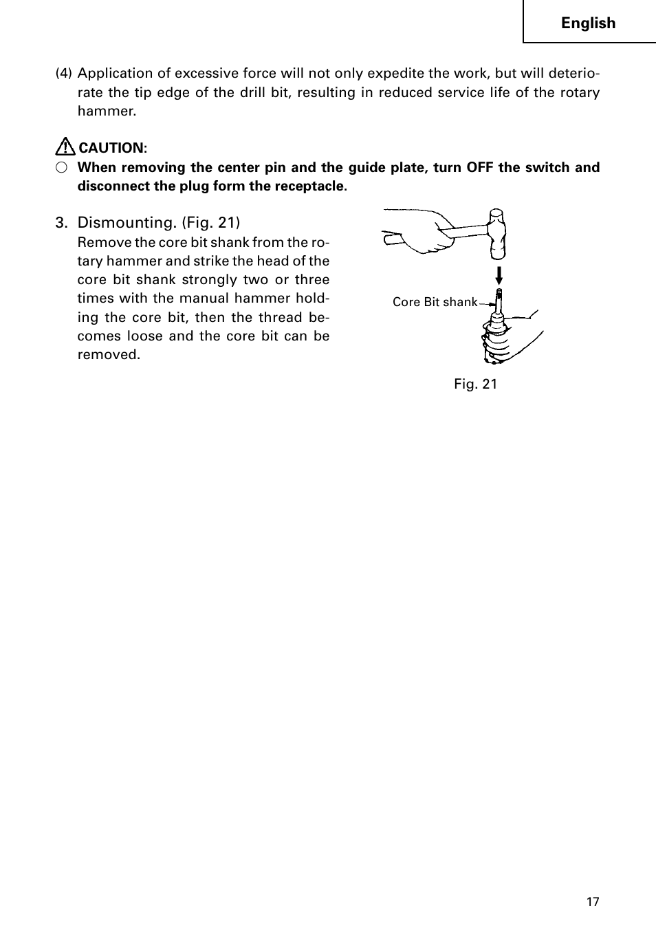 Hitachi Koki USA DH 24PC User Manual | Page 17 / 72