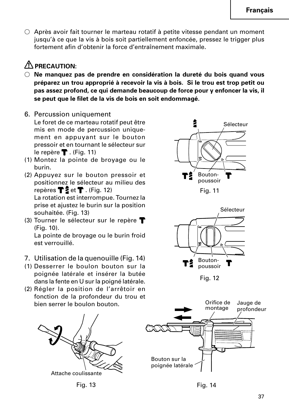 Hitachi Koki USA DH 24PC User Manual | Page 37 / 72