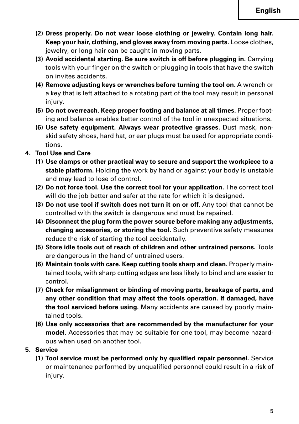 Hitachi Koki USA DH 24PC User Manual | Page 5 / 72