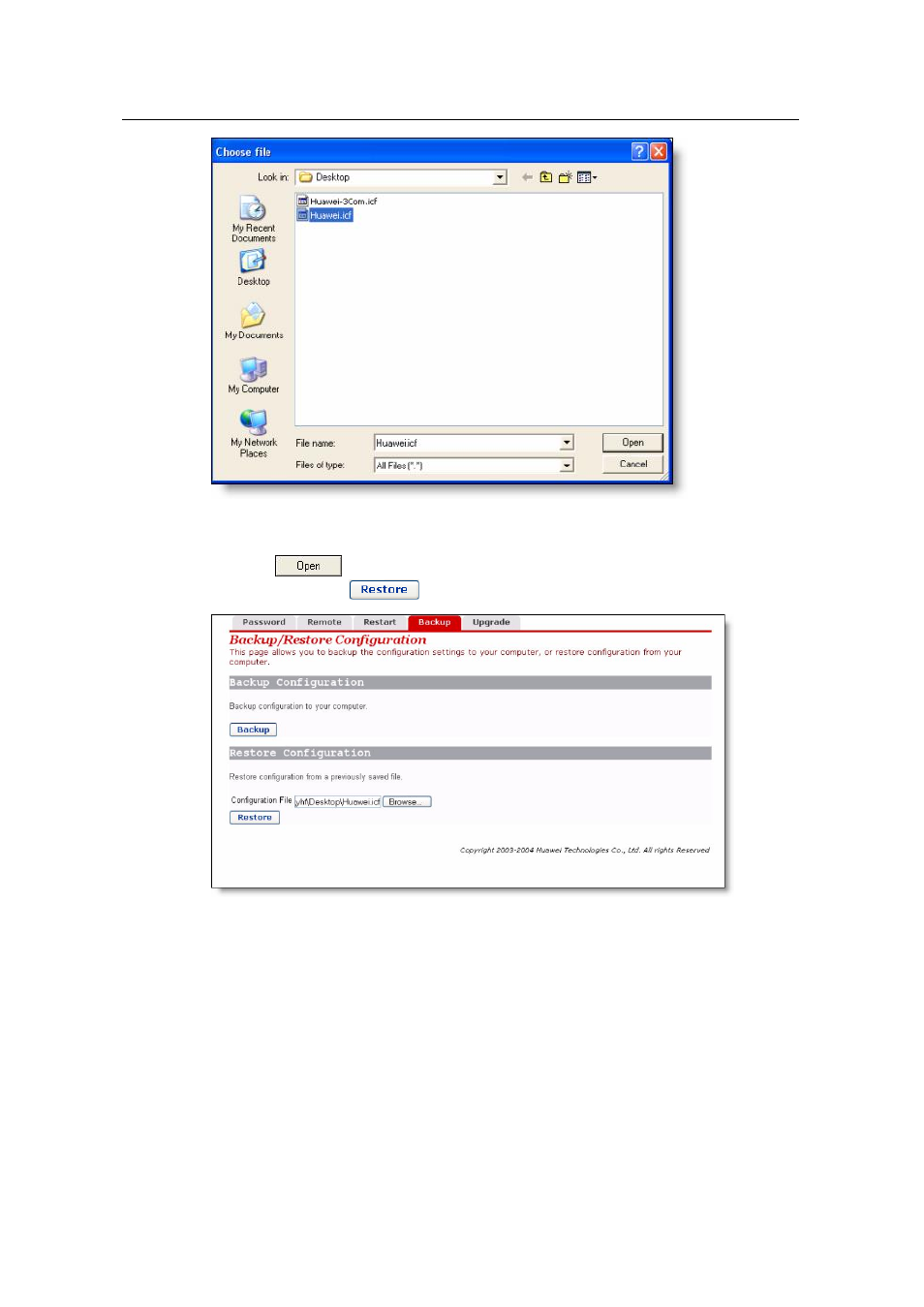 18 upgrade | Huawei ADSL2+Broadband Router Aolynk DR814 User Manual | Page 45 / 77