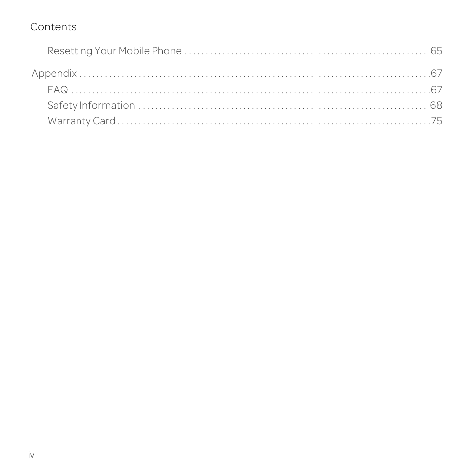 Huawei U8800-51 User Manual | Page 5 / 83